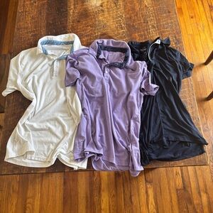 J.Crew Performance Polos 3 lot size LG.